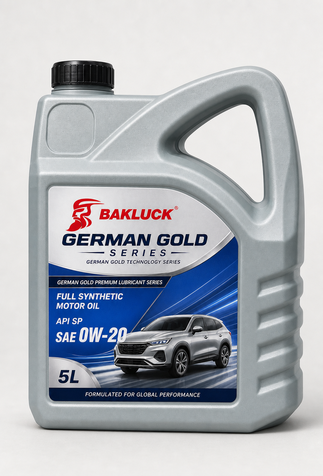 BAKLUCK API SP SAE 0W-20 full synthetic motor oil in 5L packaging