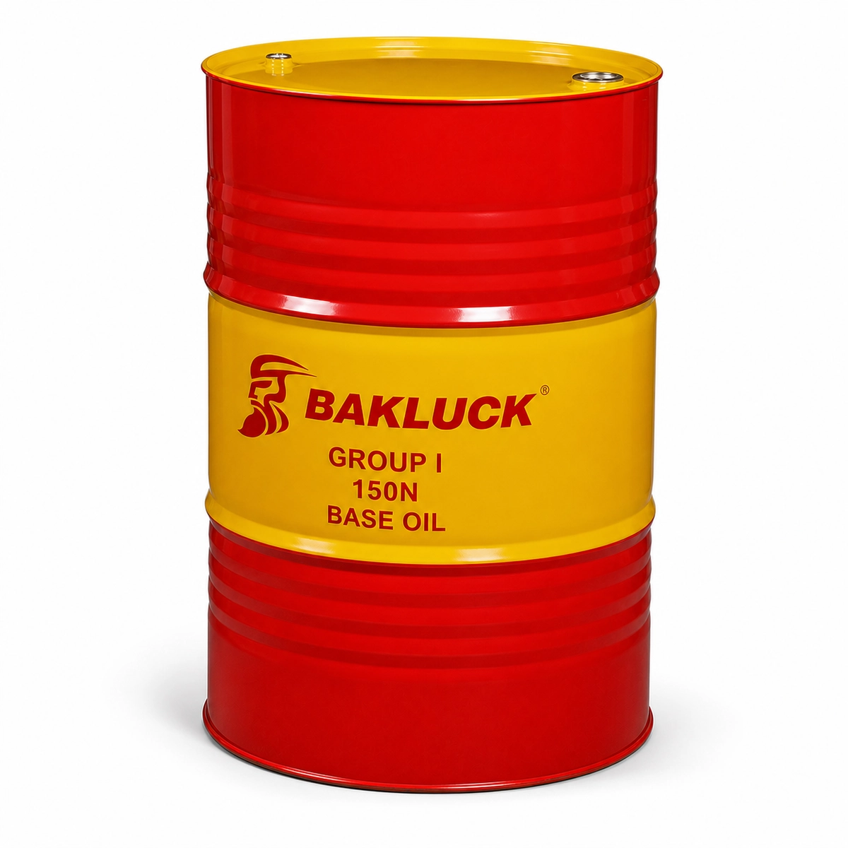 bakluck group i 150n base oil 200l 02 Group I 150N Base Oil steel drum three-quarter view