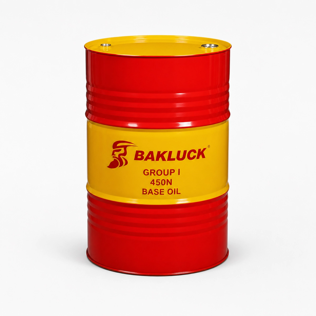 bakluck group i 450n base oil 200l 01 Group I 450N Base Oil steel drum front view