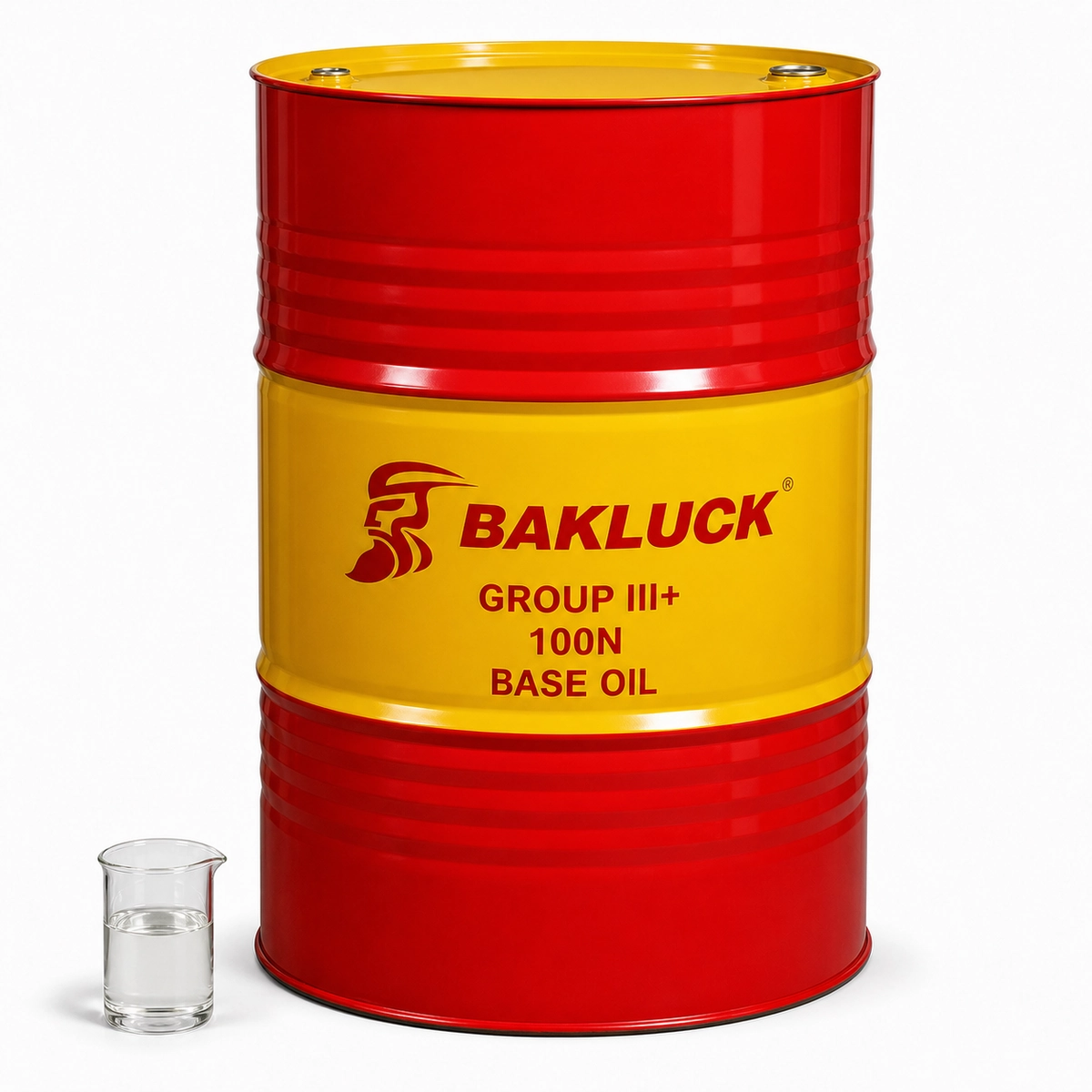 bakluck group iii plus 100n base oil 200l 01 Group III+ 100N Base Oil steel drum front view