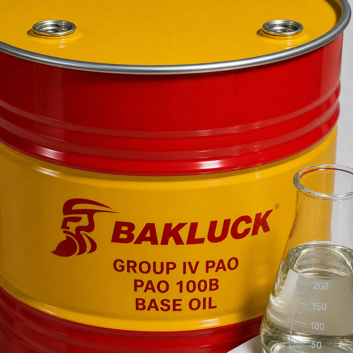 bakluck pao 100b base oil 200l 03 PAO 100B packaging and product detail
