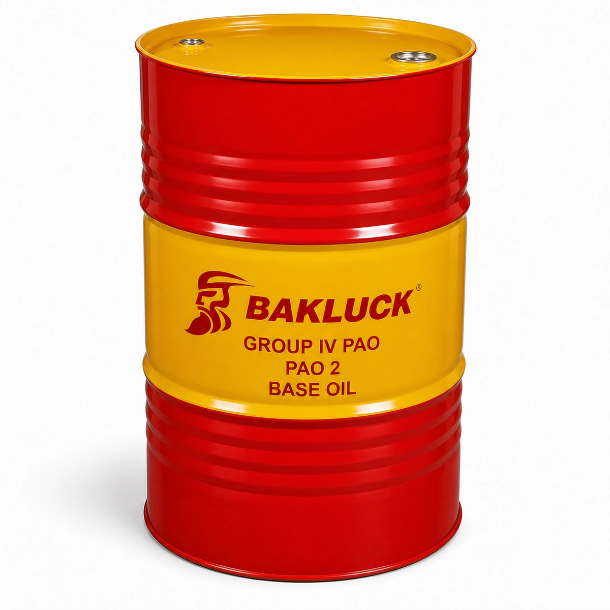 bakluck pao 2 base oil 200l 02 PAO 2 steel drum three-quarter view