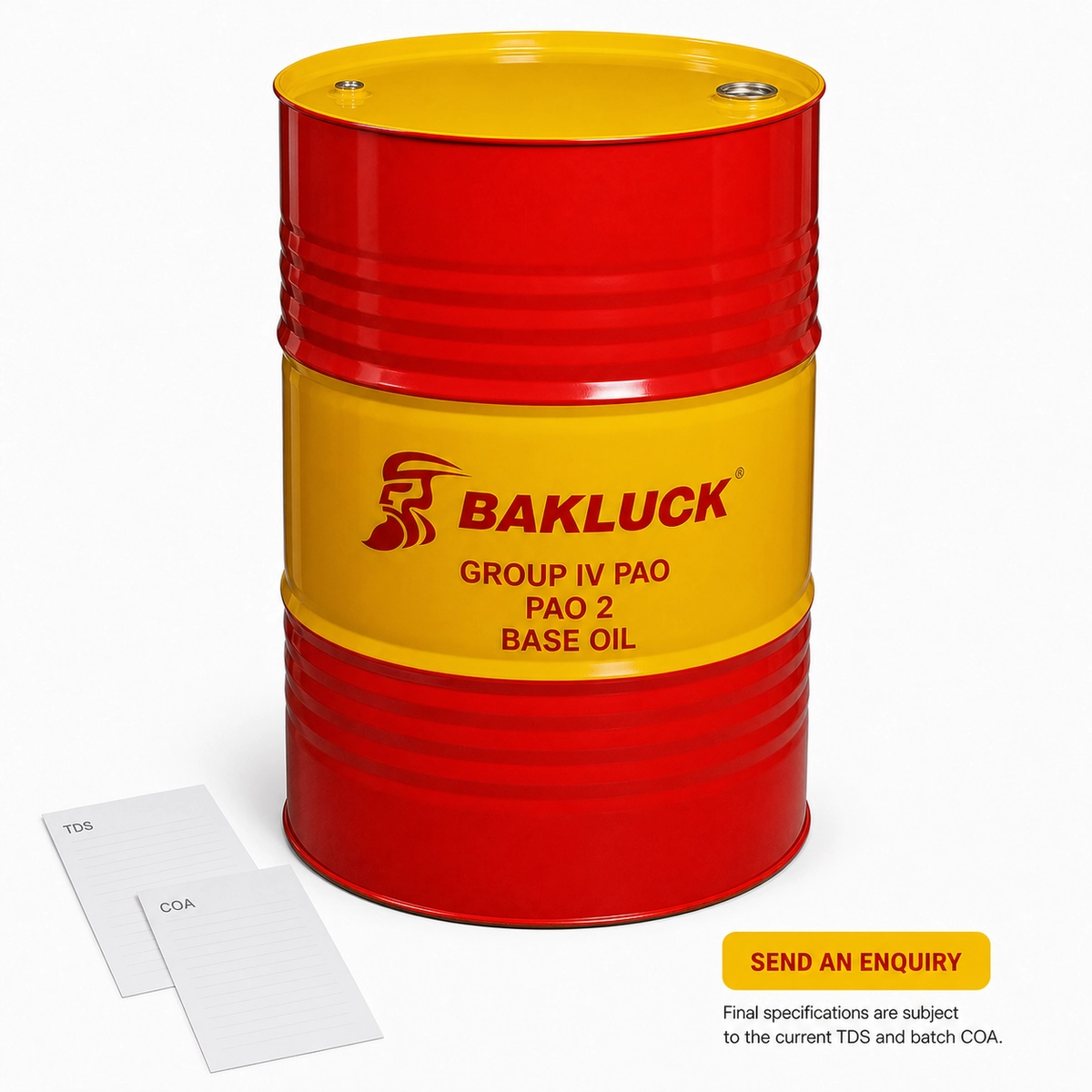 bakluck pao 2 base oil 200l 05 PAO 2 technical documents enquiry