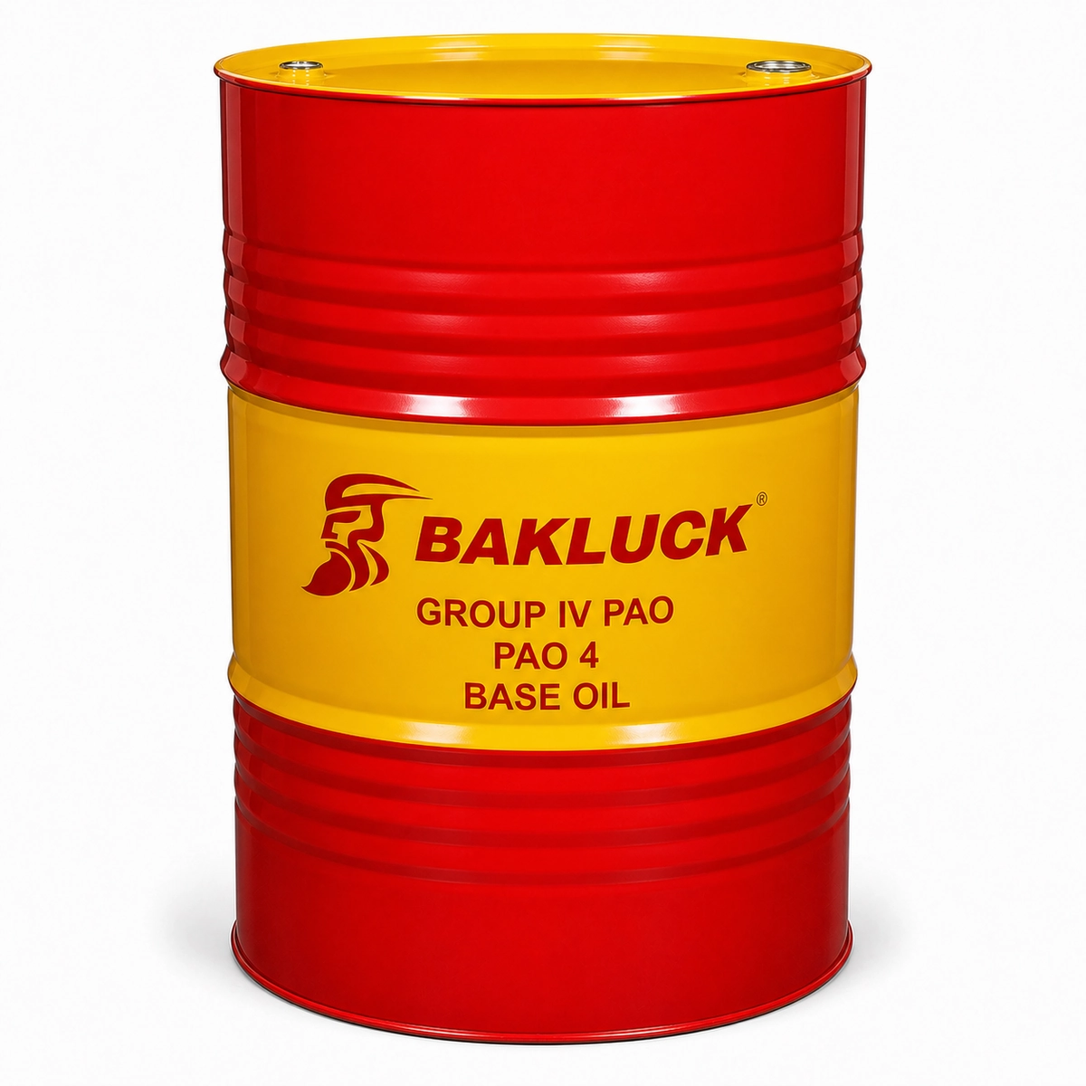 bakluck pao 4 base oil 200l 01 PAO 4 steel drum front view